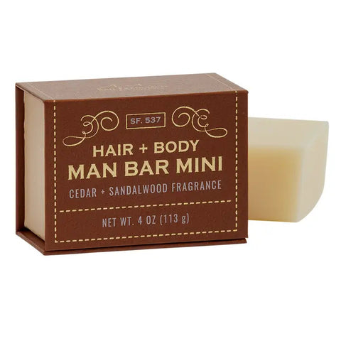 Man Bar Mini - Cedar & Sandalwood-Lange General Store