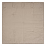 Medallion Black Tan Jacquard Quilted Lap Throw-Lange General Store