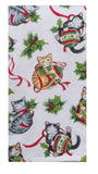 Meowy Christmas Toss Terry Towel-Lange General Store