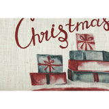 Merry Christmas Red Truck Pillow-Lange General Store