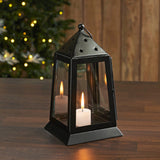 Metal Lantern Black Tealight Holder 9x5x5-Lange General Store