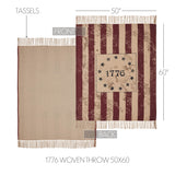 My Country 1776 Woven Throw-Lange General Store