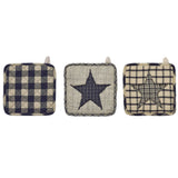 My Country Patchwork Pot Holder Set of 3-Lange General Store