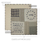 My Country Quilted Lap Throw-Lange General Store