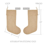 Jute Burlap Natural Stocking-Lange General Store