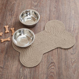 Natural Dog Bone Braided Rug-Lange General Store