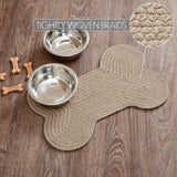 Natural Dog Bone Braided Rug-Lange General Store