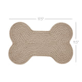 Natural Dog Bone Braided Rug-Lange General Store