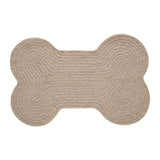 Natural Dog Bone Braided Rug-Lange General Store