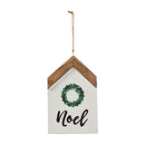 Noel Wreath Hanging Ornament-Lange General Store