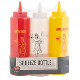 Nostalgia Squeeze Bottles - Set of 3-Lange General Store