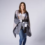 Olivia Plaid Ruana Poncho-Lange General Store