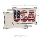 Patriotic USA Pillow-Lange General Store