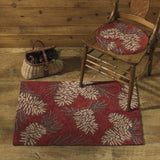 Pinecone Hooked Rug-Lange General Store