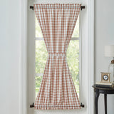 Portabella Buffalo Check Door Panel Curtain-Lange General Store