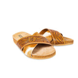 Prairie Hand Tooled Sandals-Lange General Store