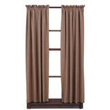 Patriotic Patch Short Panel Curtains-Lange General Store