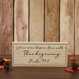 Psalm 95:2 Let Us Come Before Him Sign-Lange General Store