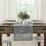 Pumpkin Grey Silhouette Table Runners - Lange General Store