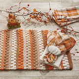 Pumpkin Seed Chindi Table Runner-Lange General Store