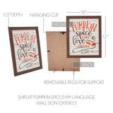 Pumpkin Spice Is My Language Wall Sign-Lange General Store