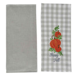 Pumpkin Truck Fun Happy Fall Dish Towel Set-Lange General Store