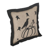 Raven Harvest Primitive Pumpkin Pillow 6x6-Lange General Store