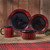 Red Plaid Dinnerware-Lange General Store