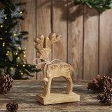 Reindeer Wooden Figurine-Lange General Store