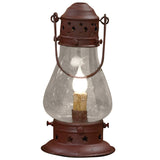 Rustic Onion Lamp - Red-Lange General Store