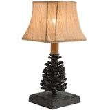 Rustic Pinecone Lamp-Lange General Store