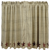 Abilene Star Tier Curtains 36"-Lange General Store