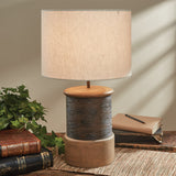 Rustic Wood Lamp-Lange General Store