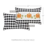 Sable Ann Buffalo Check Pumpkin Patch Pillow-Lange General Store