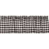 Annie Black Buffalo Check Valance-Lange General Store