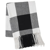 Sable Ann Check Woven Throw-Lange General Store