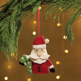 Santa Felt Ornament Set of 4-Lange General Store