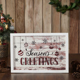 Season's Greetings Ornaments Wall Hanging Sign-Lange General Store