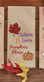 September Leaves Dishtowel-Lange General Store