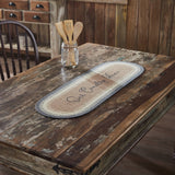 Serene Haven Our Country Home Oval Table Runner-Lange General Store