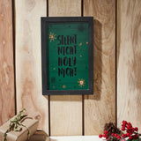 Silent Night Holy Night Framed Wall Hanging Sign-Lange General Store