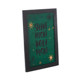 Silent Night Holy Night Framed Wall Hanging Sign-Lange General Store