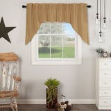 Simple Life Flax Khaki Swag Curtains-Lange General Store