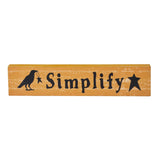 Simplify Prim Stars Raven Sign-Lange General Store