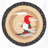 Skiing Gnome Braided Trivets-Lange General Store