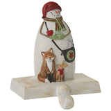 Snowman & Friends Stocking Hanger-Lange General Store