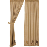 Stratton Burlap Panel Curtains-Lange General Store