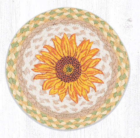 Sunflower Braided Trivet Set-Lange General Store