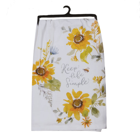 Sunflowers Forever Flour Sack Towel-Lange General Store