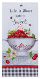 Sweet Cherry Colander Terry Towel